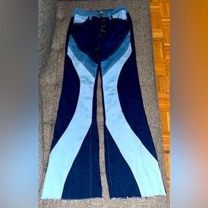 Fashion Nova, only worn once, color block retro.